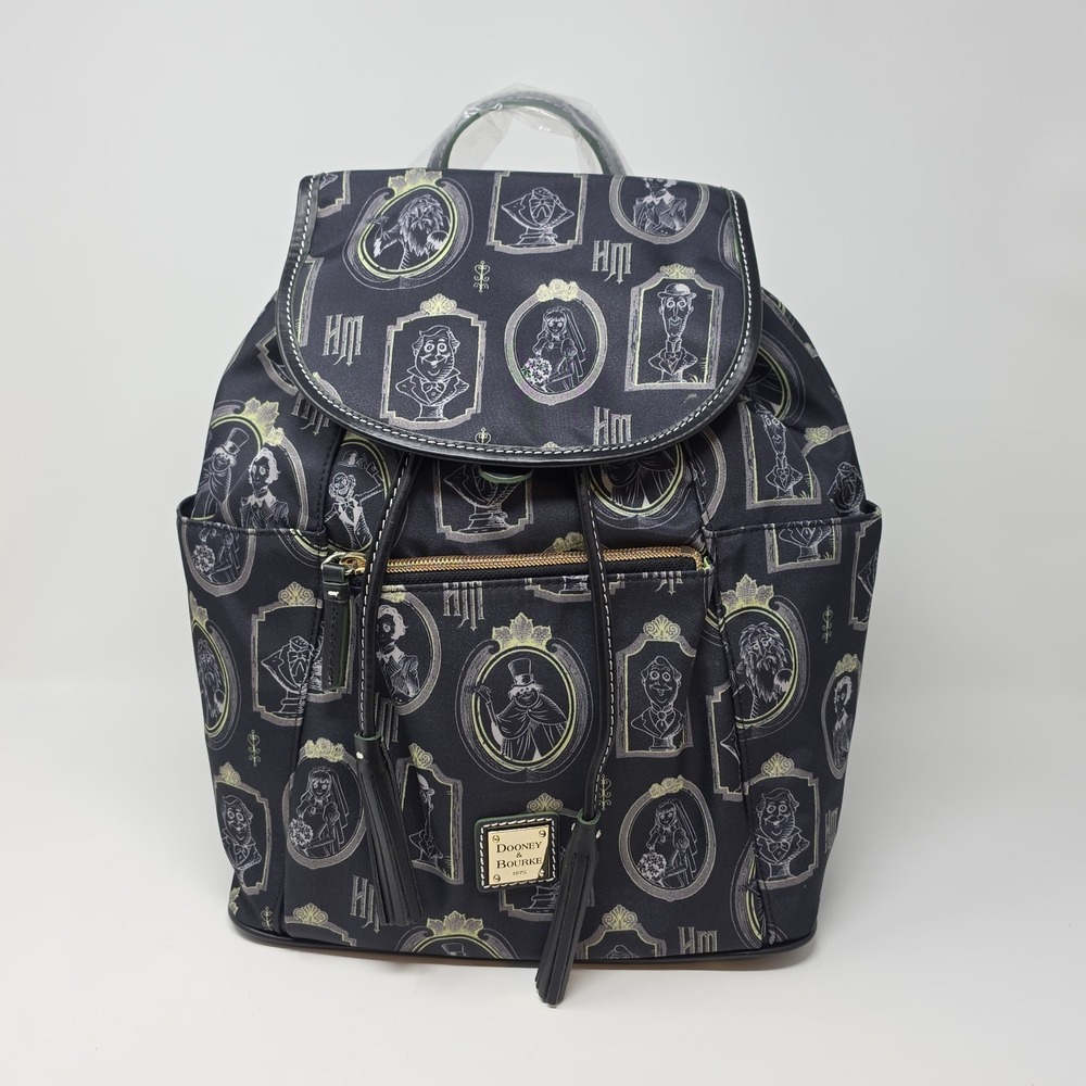 NOS Disney Parks ~ Dooney & Bourke ~ Haunted Mansion Portraits Backpack